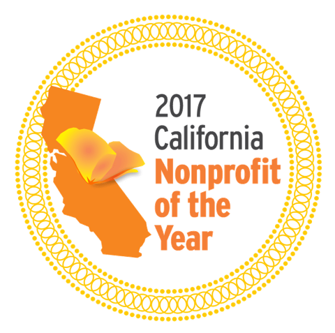 2017 California nonprofit of the year seal