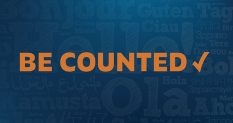 la county be counted logo banner