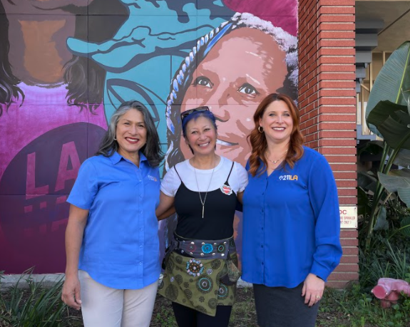  Name 211 LA Staff in Front of Mural