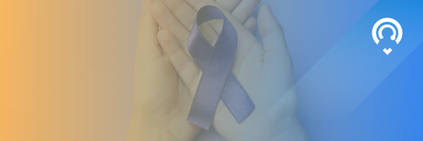 211 LA logo on top right, with gradient colors mixing together. Photo in the middle of hands holding blue bow