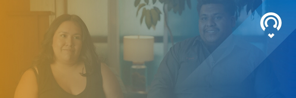 Quiroz in picture followed by a translucent blue and yellow