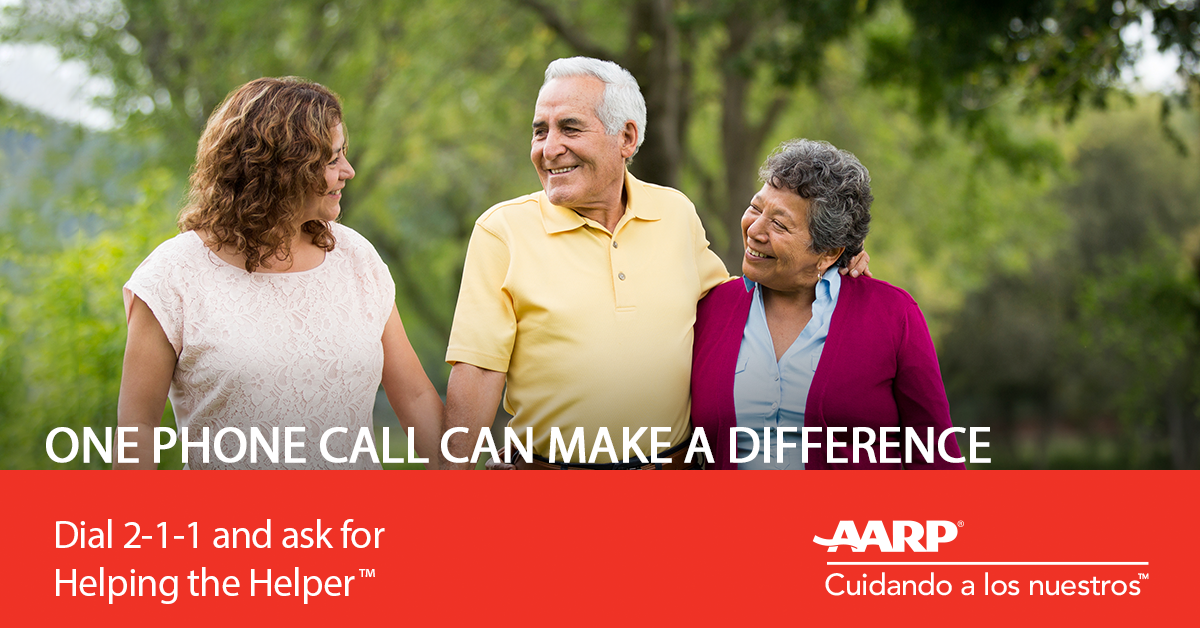 AARP Helping the Helper a Caregiver with Family 
