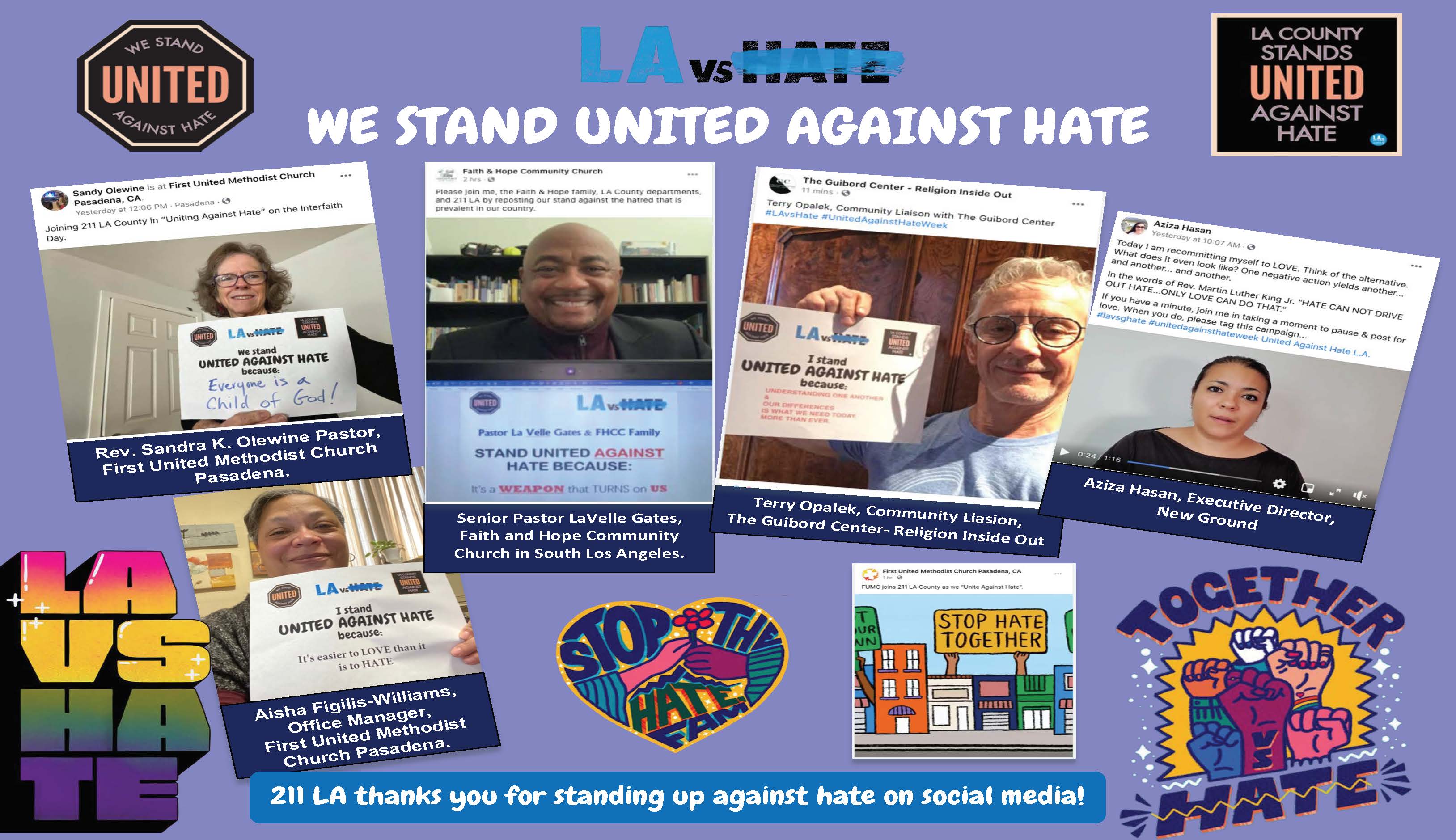 United Against Hate Week Collage