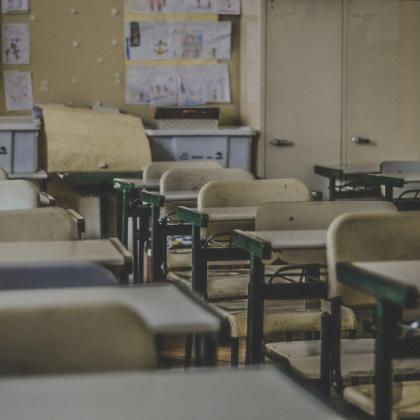 empty school desks