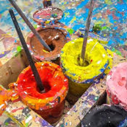 piant and brushes