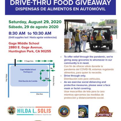 Drive-Thru Food Bank