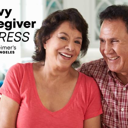 Elder couple smiling