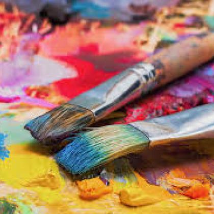paint brushes and paint