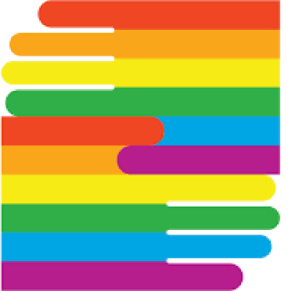 rainbow hands holding