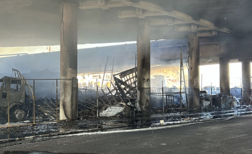 Fire Damage Bridge