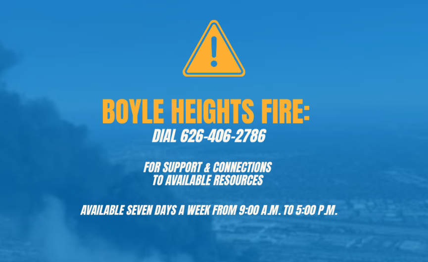 Boyle Heights Fire image