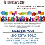 report hate flyer image in spanish