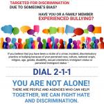 report hate flyer image in english
